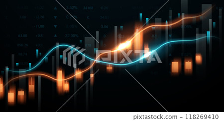 business vector illustration design Stock market charts or Forex trading charts for business and finance ideas. business vector illustration design Stock market charts or Forex trading charts for business and finance ideas. 118269410