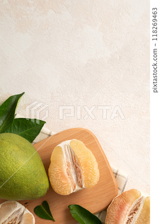 柚子 中秋節 文旦 背景 pomelo Moon Festival ユズ ゆず ぶんたん 十五夜 118269463