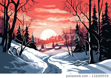 Silhouettes - Generative AI 118269559