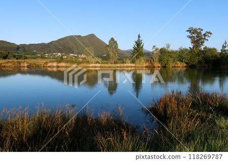 Mundakako Itsasadarra River in Urdaibai Reserve, Basque Country, Spain Mundakako Itsasadarra River in Urdaibai Reserve, Basque Country, Spain 118269787
