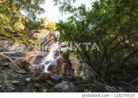 Waterfall in Altai Mountains Waterfall in Altai Mountains 118270510