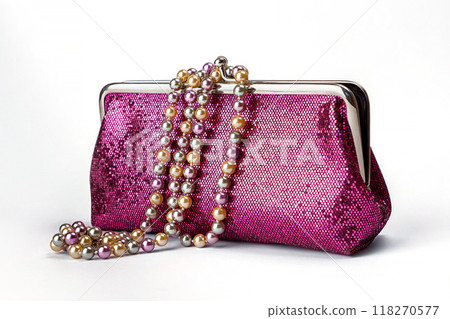 A beautiful pink cosmetic bag A beautiful pink cosmetic bag 118270577