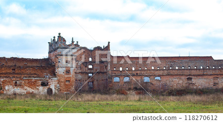 Stare Selo Old village Castle, Lviv region, Ukraine. Castle in the Stare Selo old village near the Lviv in western Ukraine 118270612