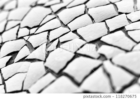 The texture of pieces of egg 118270675