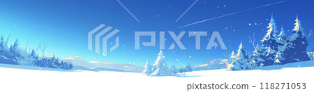 冬季風景與雪山AI影像 冬季風景與雪山AI影像 118271053