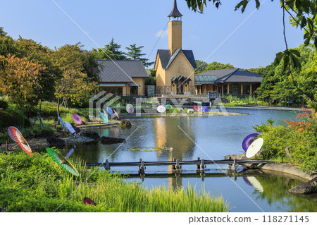 名花之裡：日本傘與秋花 118271145