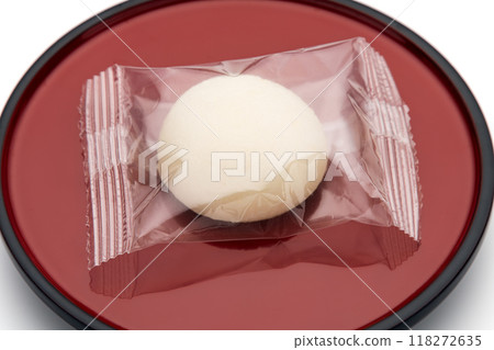 Individually wrapped round mochi Individually wrapped round mochi 118272635
