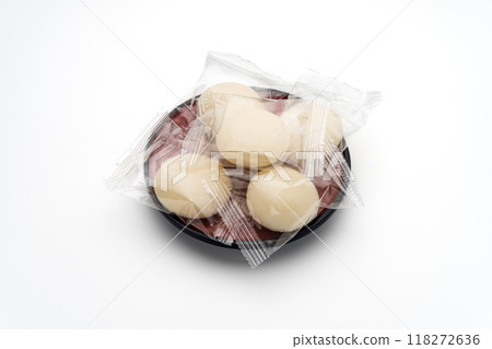 獨立包裝的圓形麻糬 118272636