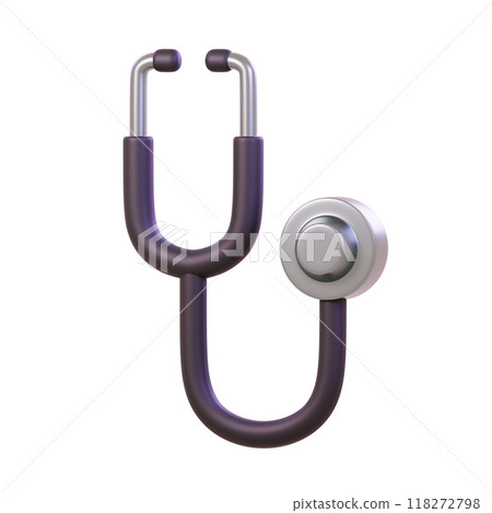 Stethoscope 3D Illustration Stethoscope 3D Illustration 118272798