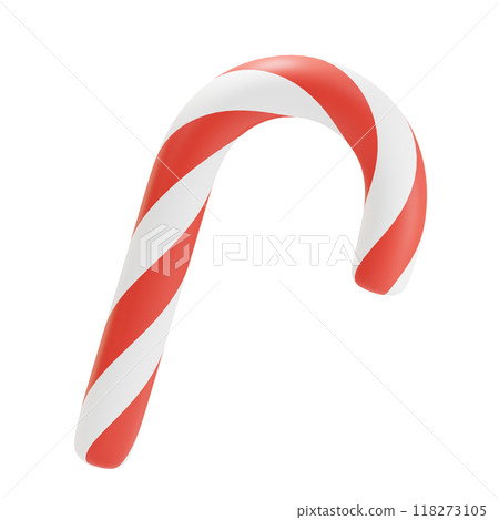 Candy cane 3D Illustrations 118273105