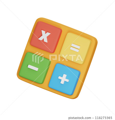 Calculator 3D Illustrations Calculator 3D Illustrations 118273365