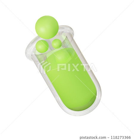 Lab Bottle 3D Illustration 118273366