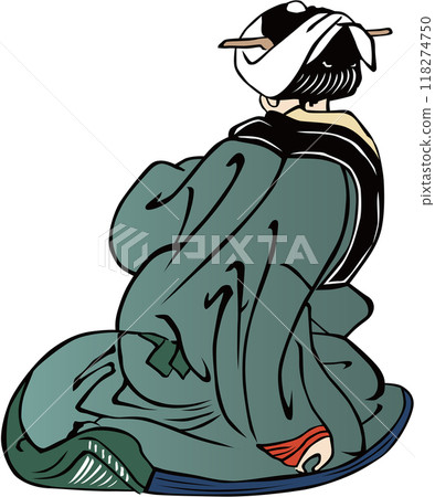 Ukiyo-e Townspeople No. 243 118274750