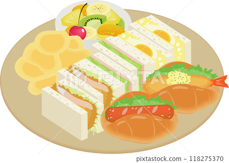 三明治拼盤 118275370