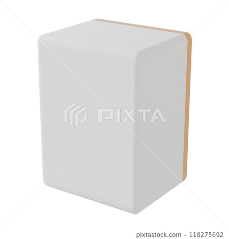 從右斜上方看到的麻將牌（Haku） 118275692