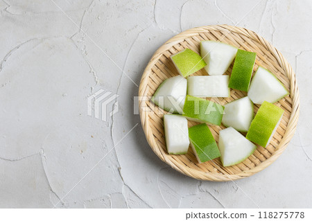Prepared winter melon Prepared winter melon 118275778