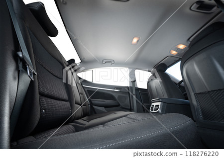 Car interior low level view 118276220