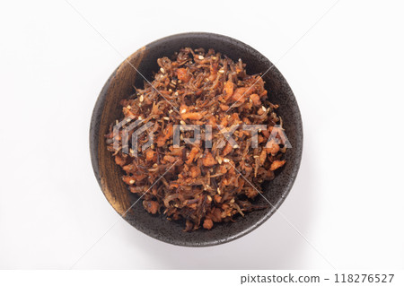 鮭魚片和chirimenjako 香松 鮭魚片和chirimenjako 香松 118276527