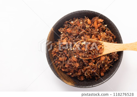 鮭魚片和chirimenjako 香松 118276528