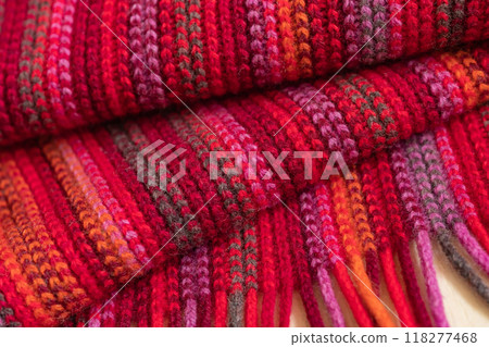 Scarf/Warm Background Material 118277468