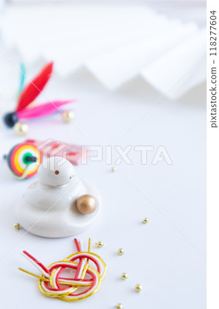 Vertical composition of New Year's cards for the Year of the Snake Vertical composition of New Year's cards for the Year of the Snake 118277604