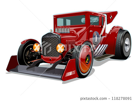 Custom fiction retro race car concept Custom fiction retro race car concept 118278091
