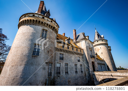 Castle of Sully sur loire near Orleans, Loire valley, France Castle of Sully sur loire near Orleans, Loire valley, France 118278801