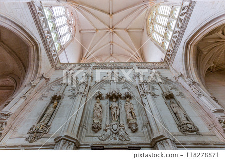 interiors of Saint Riquier abbey, Somme, France interiors of Saint Riquier abbey, Somme, France 118278871