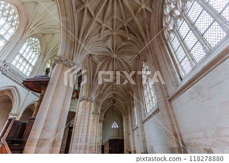 interiors of Saint Riquier abbey, Somme, France 118278880