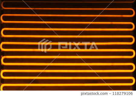 led stripe snake on wall abstract background 118279106
