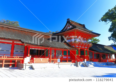 [大分縣] 宇佐神社上宮晴空萬裡 118279641