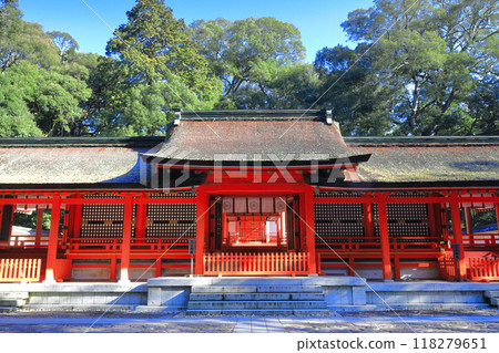 [大分縣]晴天的宇佐神社下宮 118279651