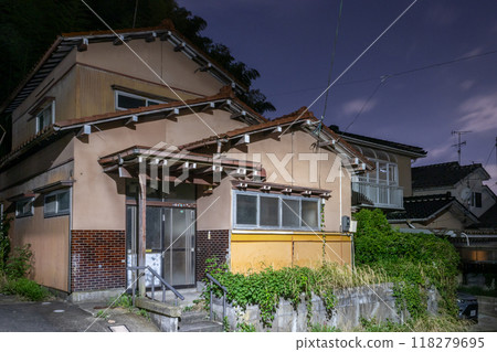 Abandoned house (Japanese: akiya), Kanazawa, Japan. Abandoned house (Japanese: akiya), Kanazawa, Japan. 118279695