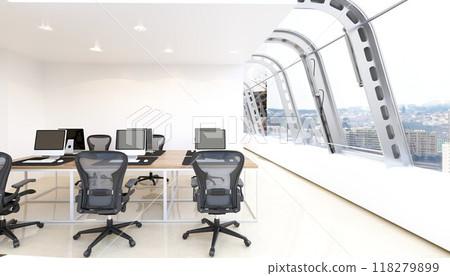 Modern office space with sleek design 118279899