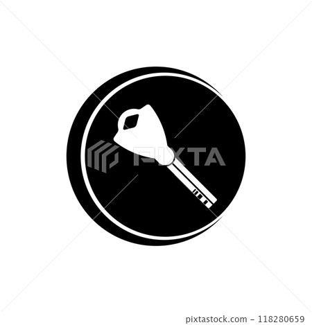 key logo or icon key logo or icon 118280659