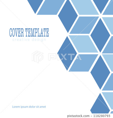 Geometric design template for the design of a poster, banner, poster, cover or postcard. The layout of the corporate style of the style. The idea of the interior, prints and decorations. Layout for Geometric design template for the design of a poster, banner, poster, cover or postcard. The layout of the corporate style of the style. The idea of the interior, prints and decorations. Layout for 118280793