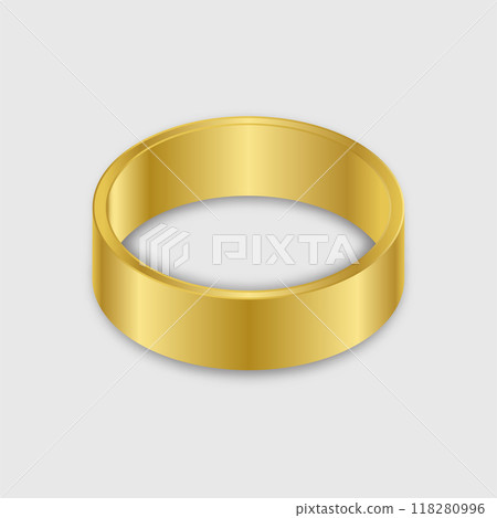 Jewelry Ring Mockup isolated. Vector illustration 118280996