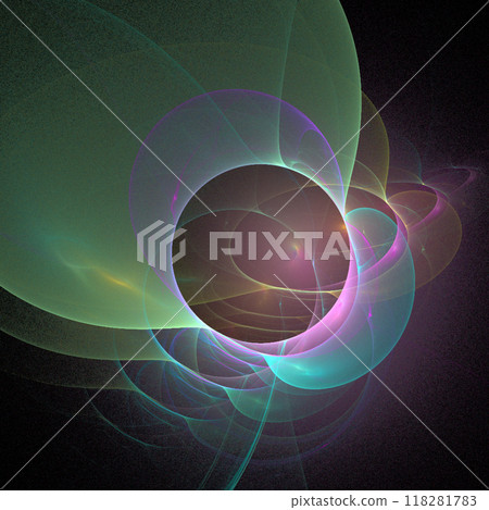 pink and green abstract pattern on black background, wallpaper, design 118281783