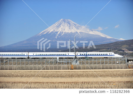 Tokaido Shinkansen, Mishima-Shin-Fuji, JR West, 700 series, B train (Hakata) 118282366