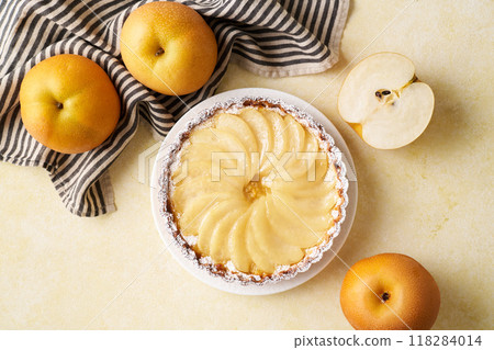 日本梨子塔蛋糕 118284014