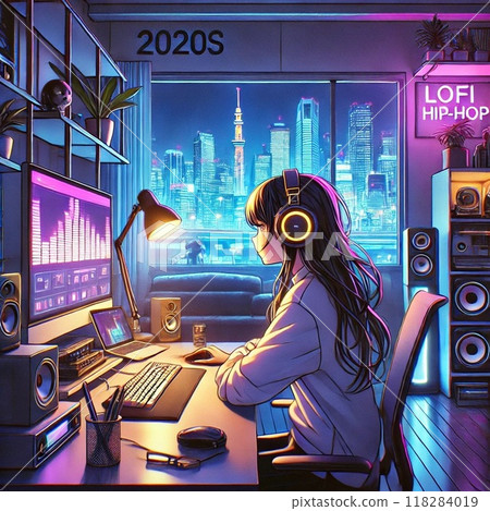 東京深夜編輯音樂的女孩 東京深夜編輯音樂的女孩 118284019