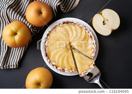 日本梨子塔蛋糕 118284095