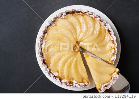 Japanese pear tart cake Japanese pear tart cake 118284139