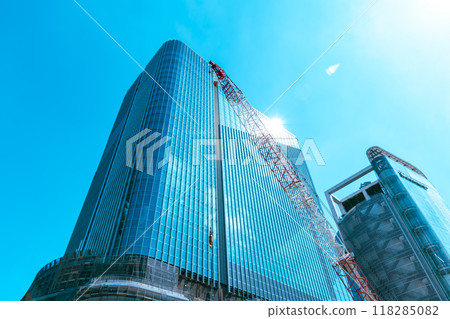 大規模建設中 藍天 高輪Gateway 2024.09 L-4 淺色 大規模建設中 藍天 高輪Gateway 2024.09 L-4 淺色 118285082