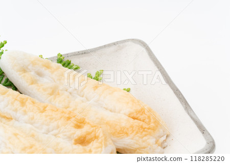 Close-up of sasa kamaboko 118285220