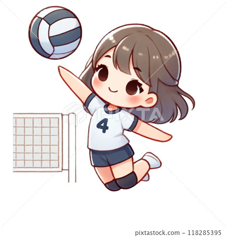 打排球的女孩 118285395