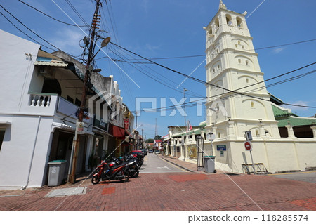 馬六甲市景與 Kampung Kling 清真寺 118285574