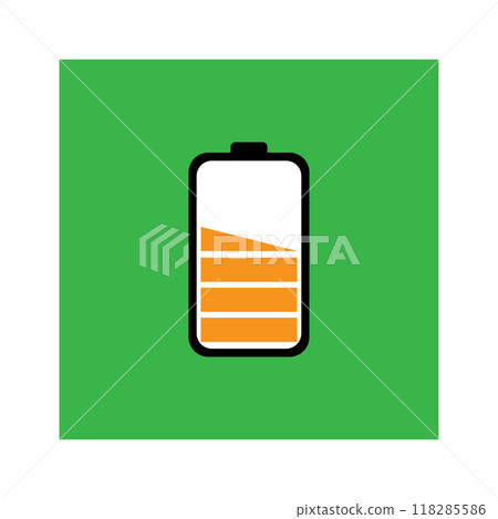 battery icon logo vektor 118285586