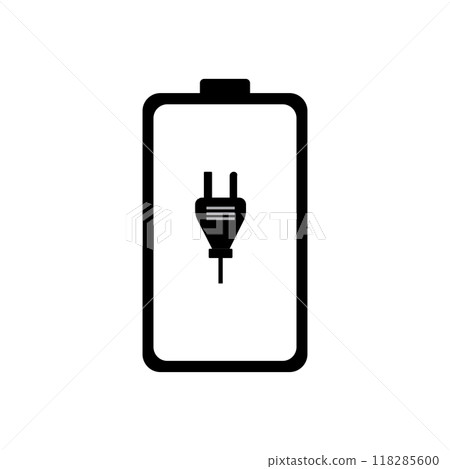 battery icon logo vektor 118285600