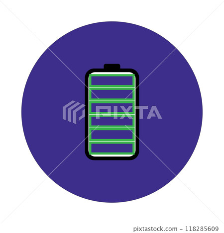 battery icon logo vektor 118285609